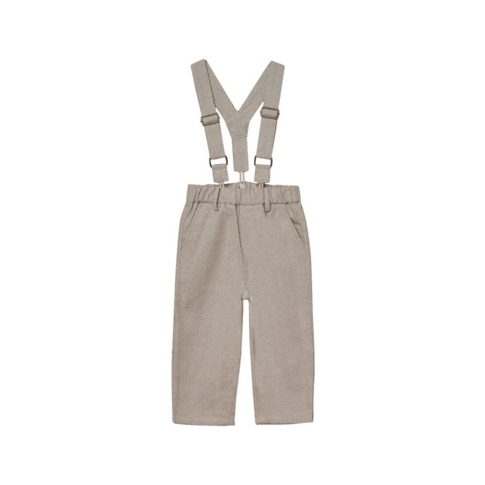 Noralee Suspender Pants in Fog